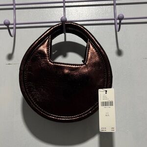 New ANTHROPOLOGIE Julien sheep leather micro purse